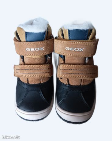 Bottines Garçon Geox Omar - Imperméables, Semelle Respirante, Doublure Thermique - Pour Tout Temps