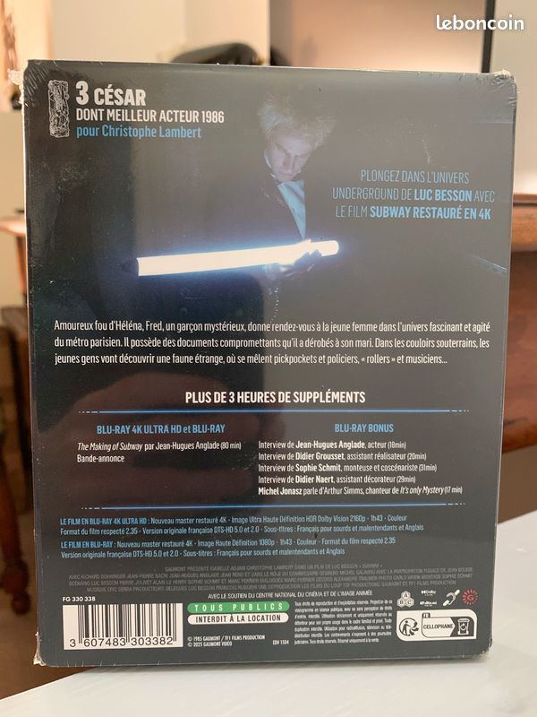 Subway [Steelbook Édition Limitée 4K + Blu-ray] (image 2)