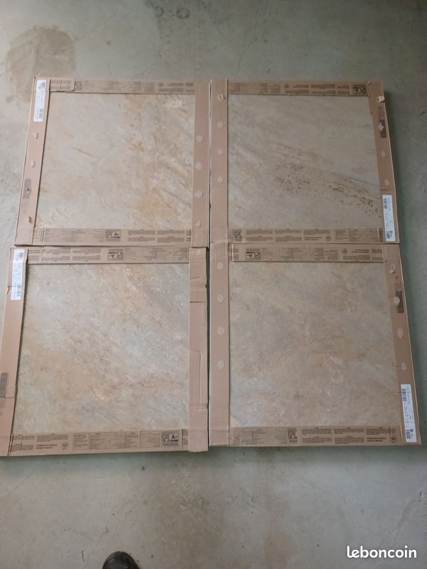 75 m de carreaux terrasse grès cérame 60x60 R11 zephyr gold neuf premier choix (image 2)