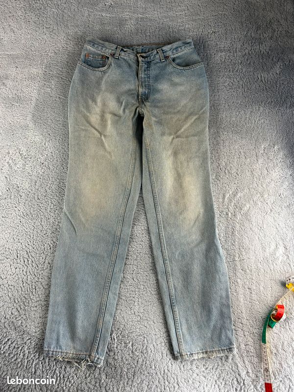 Jean Levi's made in Belgique Bleu Coupe Droite pour homme W33 FR42/44 L32 #LEV.2226 (image 4)