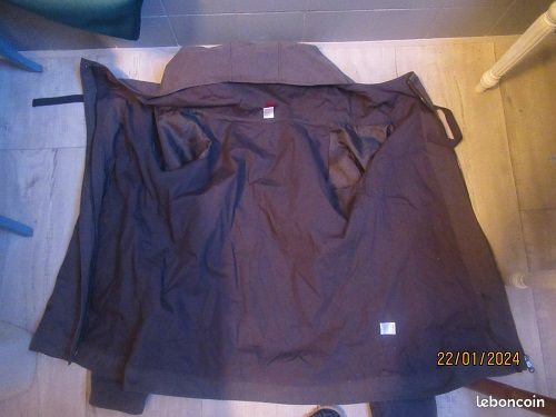 Manteau doublé femme "tipster "40 bleu ardoise très bon état (image 6)