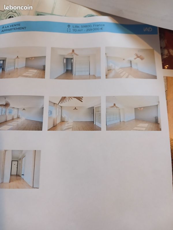 Appartement 2 pièces 75 m² · à Lille · 75 m² · 1 320 €/mois