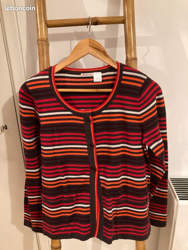 Gilet cardigan à boutons anne weyburn taille 38 40 (image 1)