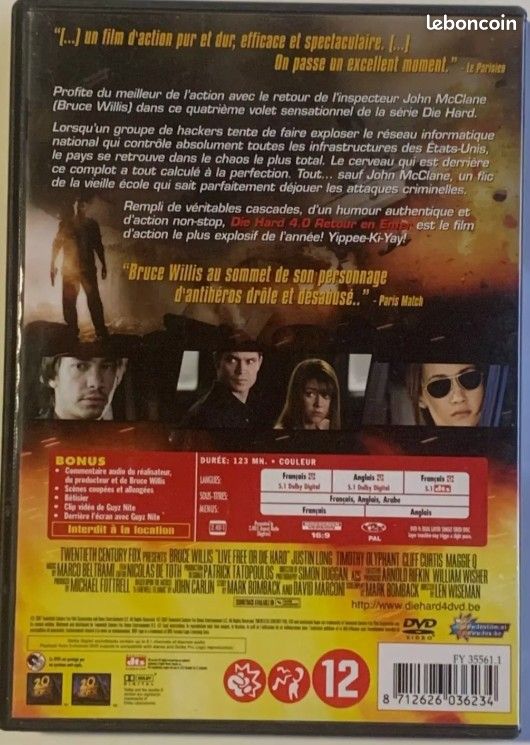 Die Hard 4.0 Retour en Enfer (dvd) (image 2)