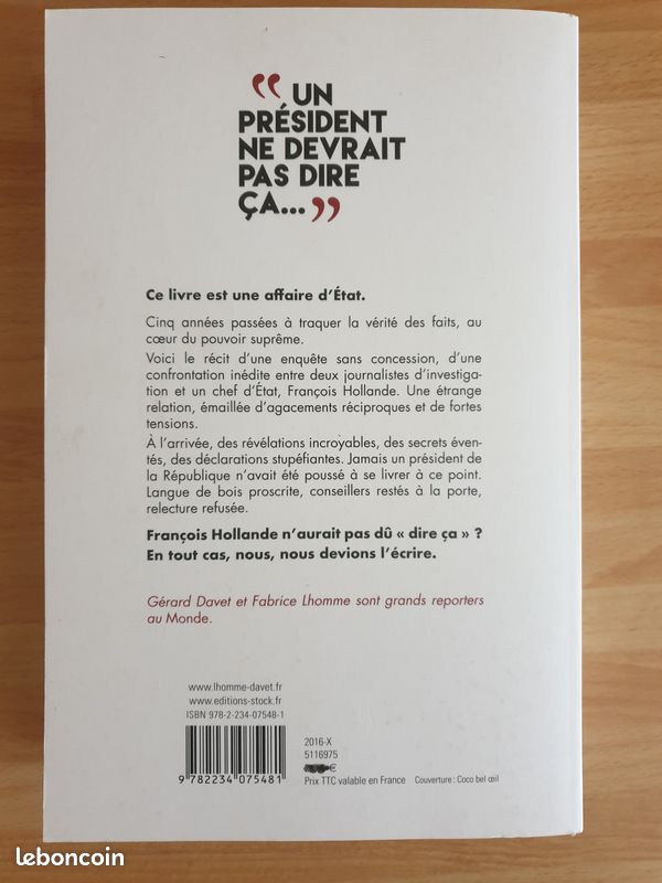 Un président ne devrait pas dire ça ... (image 2)