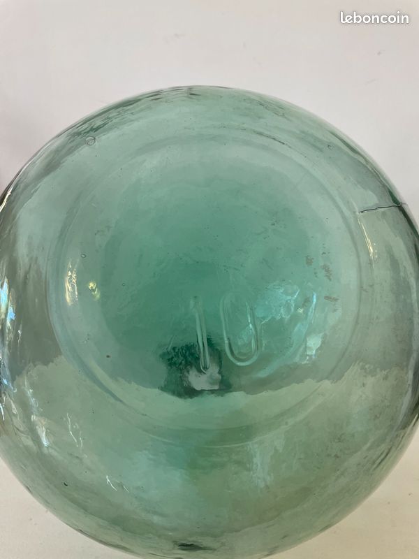 ✨ Bonbonne Dame Jeanne authentique 10L Verte | Déco vintage brocante chic✨ (image 3)