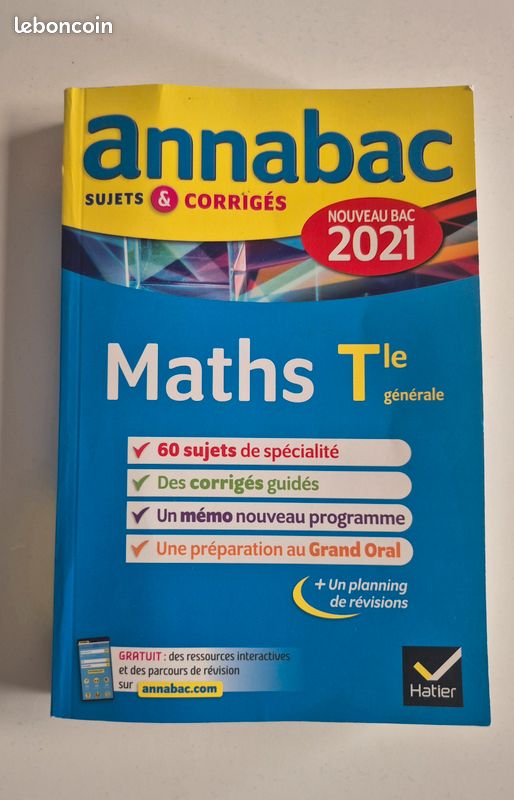 ANNABAC Spécialité MATH (image 1)