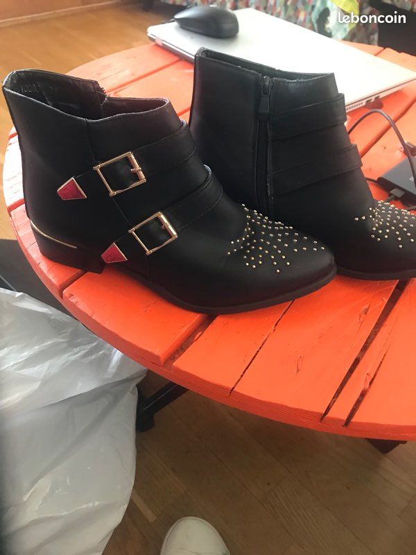 Bottine femme en cuir (image 1)