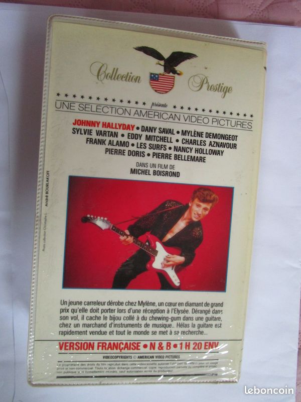 K7 vhs johnny hallyday (image 5)