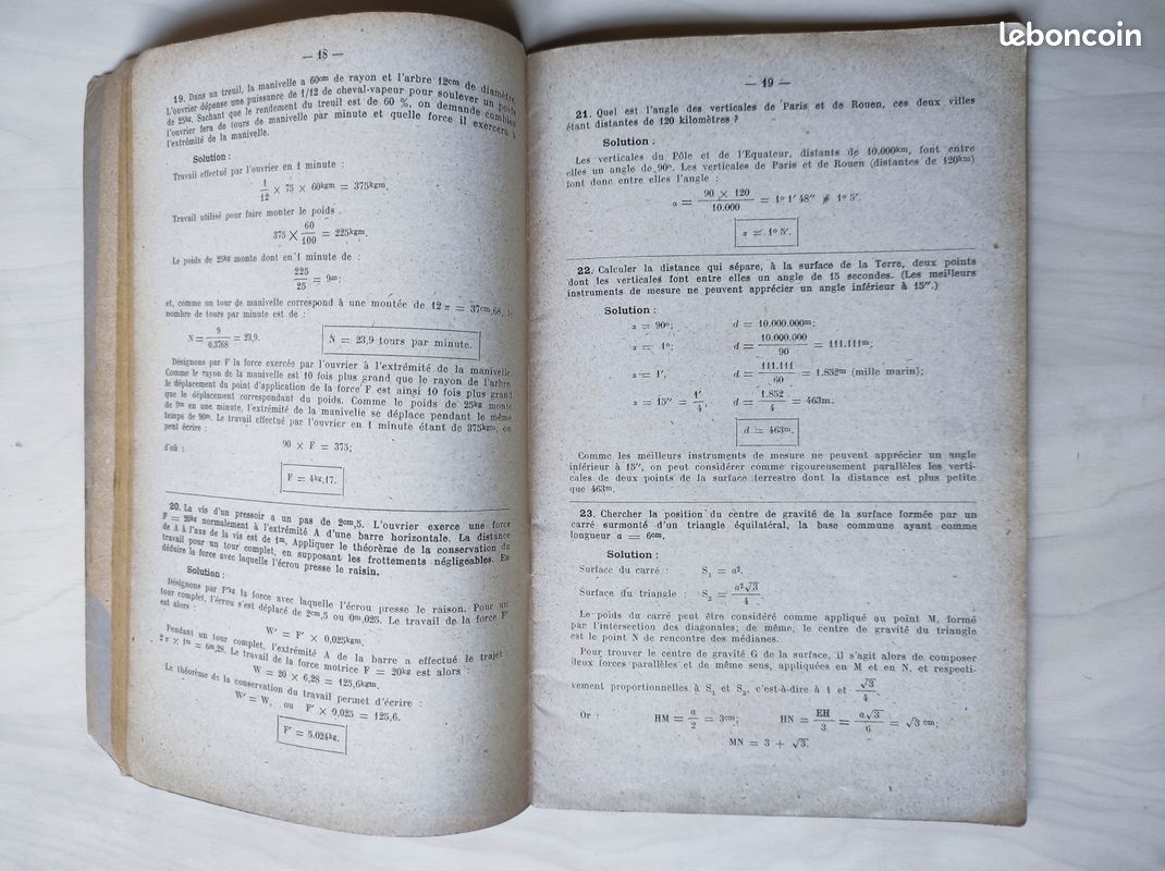 Livret de physique 1938 Georges EVE (image 3)