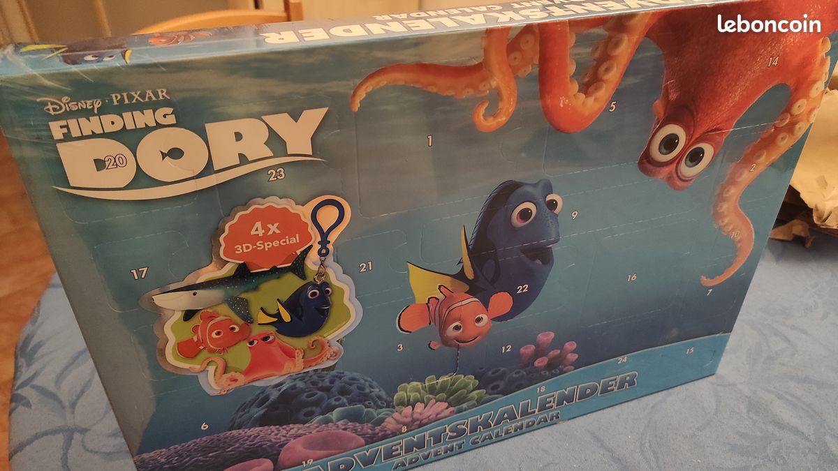 Calendrier de l'Avent neuf sous blister DORY Disney Pixar (image 1)