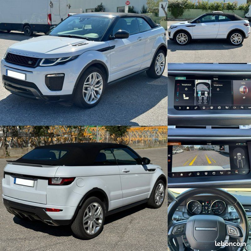 RANGE ROVER EVOQUE TD4 180 CV CABRIOLET HSE R DYNAMIC 🔥 BVA MERIDIAN CAMERA JA 20p R-DYNAMIC 4X4🔥 (image 4)