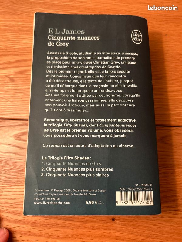 Cinquante nuances de Grey – EL James – 4 livres (image 4)