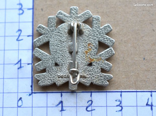 Insigne De Ski FFS – Broche Fraisse Demey Paris, Sport D'hiver Vintage