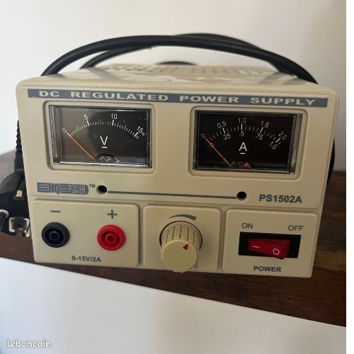 Alimentation Vintage Shure Model PS1A - 120V 50/60Hz - Occasion Fonctionnelle