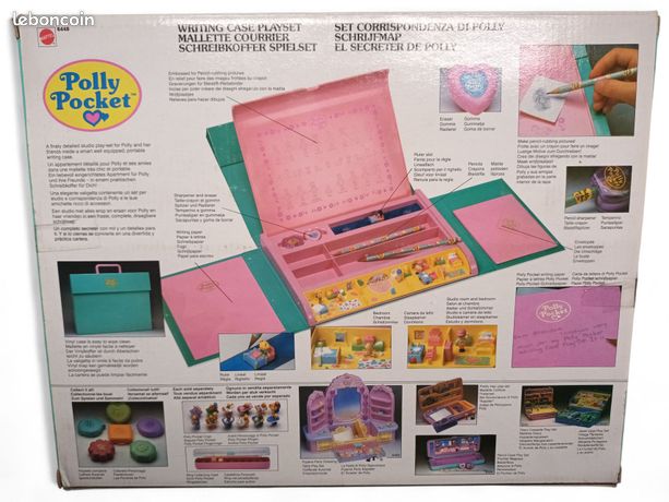 POLLY POCKET VINTAGE Personaggio Bluebird 1990 writing case o drawing