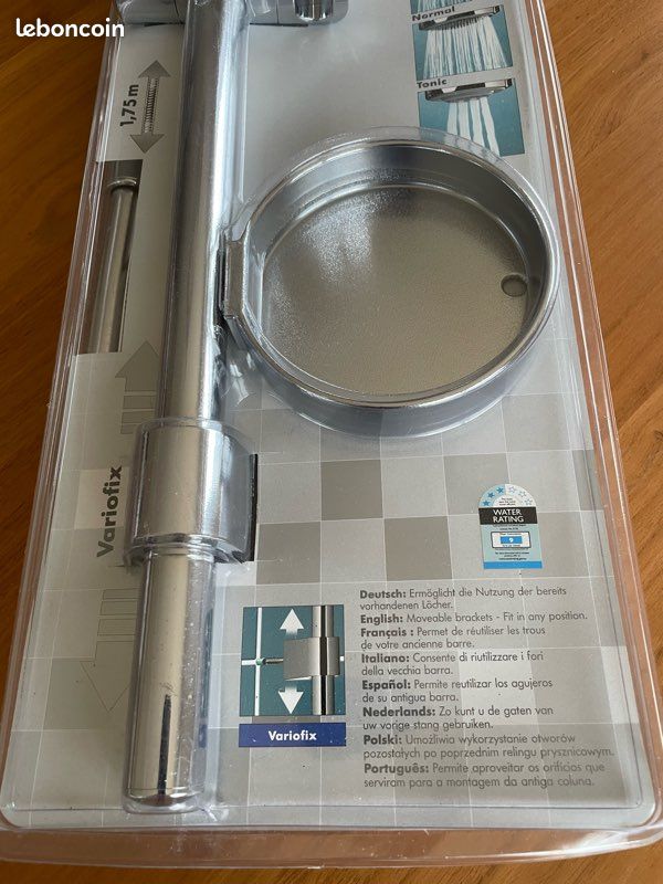 HANSGROHE Set de douche AQUACLUB 3 set NEUF sous blister (image 7)