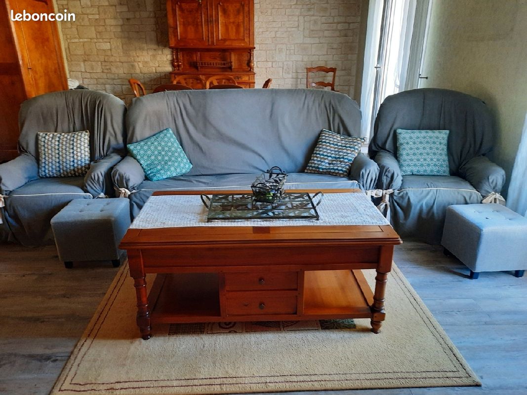 Vend canapé et 2 fauteuils (image 2)