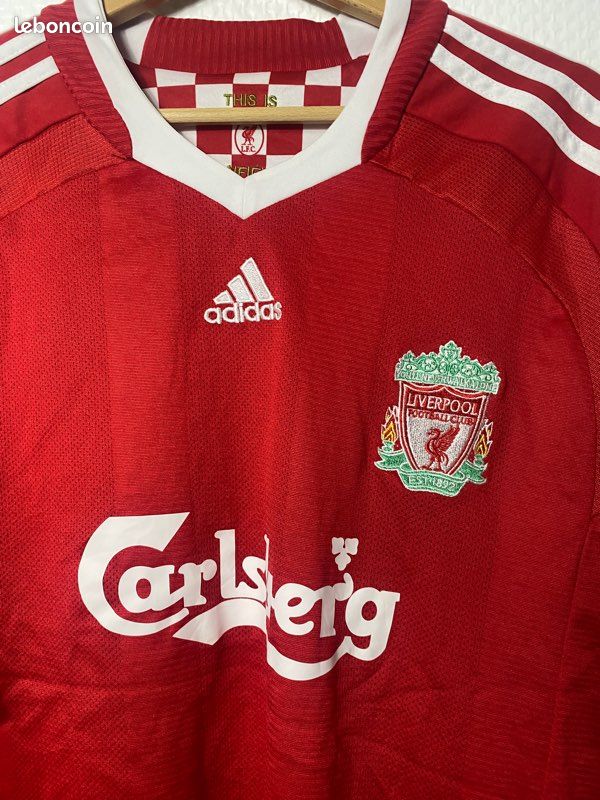 Maillot football vintage Liverpool domicile Saison 2009/2010 Adidas - XL (image 4)