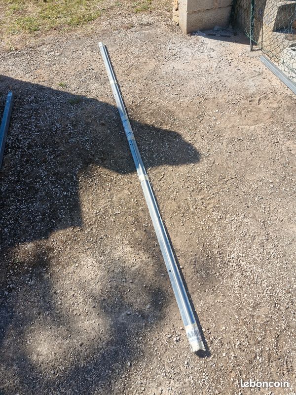 Lot de 3 rail de guidage a visser gorge en U diam 16 (image 1)