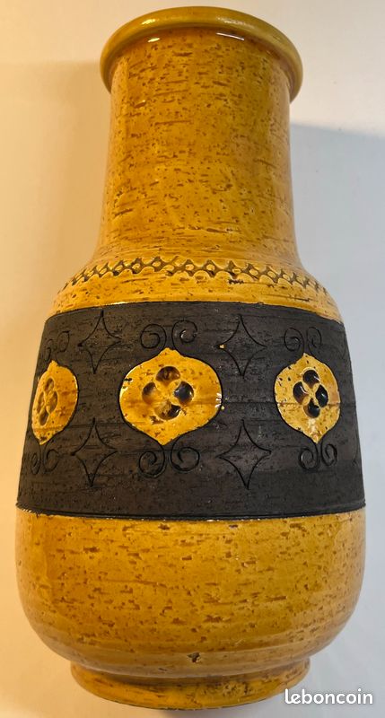 Vase Bitossi du milieu du XXe siècle, de la maison Rosenthal Netter pour Aldo Londi (image 1)