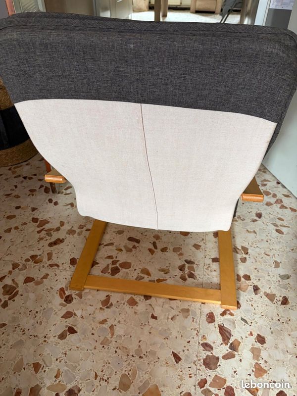 Fauteuil IKEA POÄNG gris (image 4)