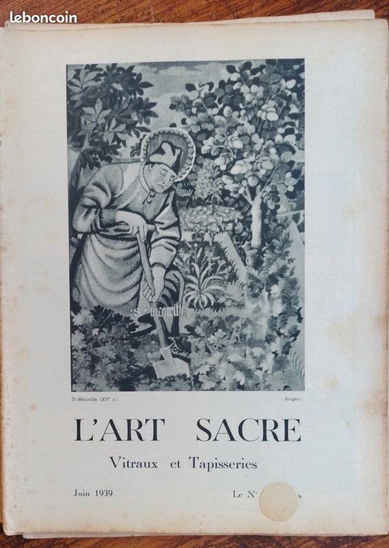Lot de 19 magazines anciens L'Art Sacré 1937, 1938 et 1939 (image 6)