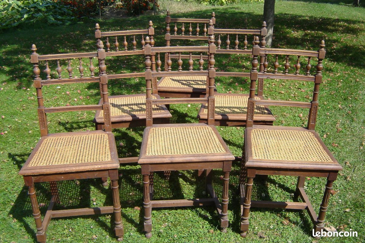 Chaise bois style 19 ème Henri II (image 1)