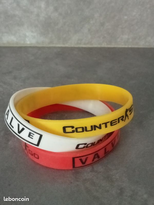 Bracelet Silicone En Caoutchouc – Lot En Gros – Neuf Avec étiquette