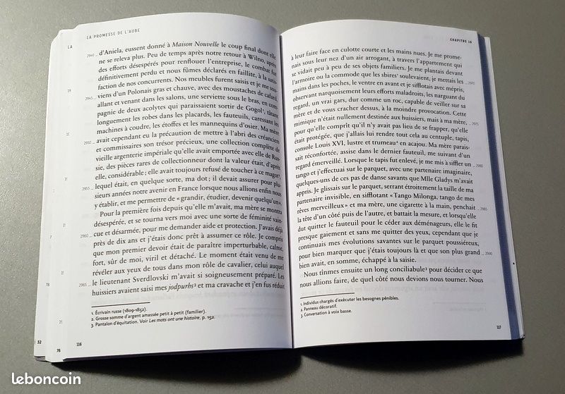 Livre pour collège - roman La promesse de l' Aube (image 3)