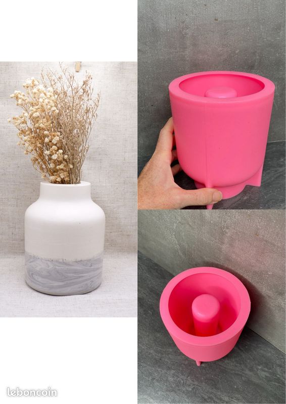 Lot De 2 Moules 3D En Forme D'abeille Pour Bougies - En Silicone - En