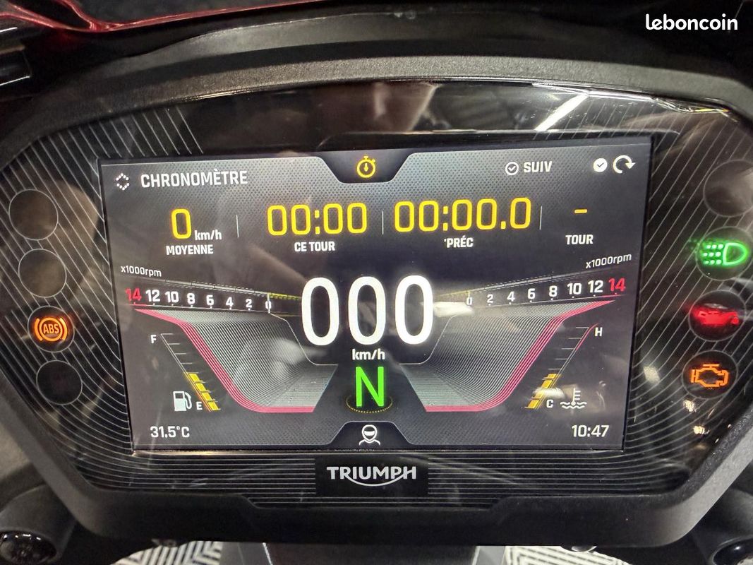 TRIUMPH STREET TRIPLE RS 765 Garantie Triumph 2027 Suivi LED (image 19)