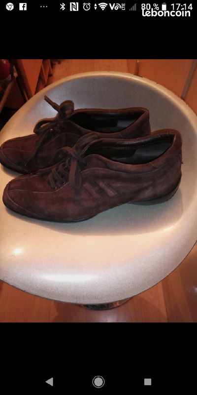 Basquettes Hogan en daim (image 3)