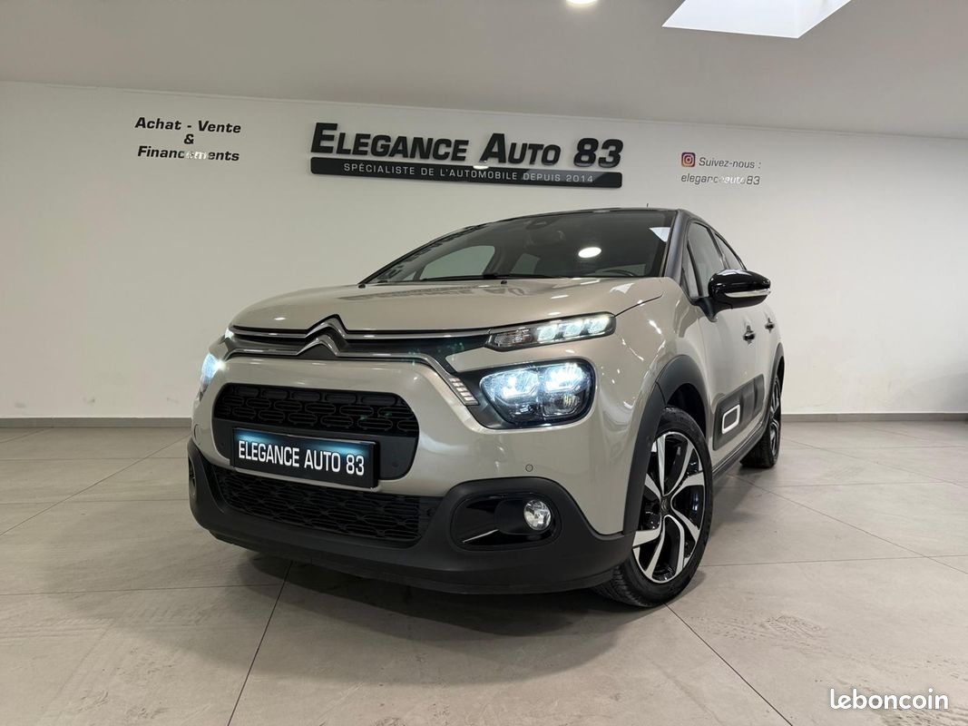 Citroen C3 1.5 BLUEHDI 100CH S&S SHINE / CARPLAY / CAMERA / SUIVI AVEC FACTURE (image 2)