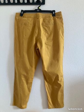 Pantalon Chic Yessica Taille 46 - Marron, État Impeccable Occasion