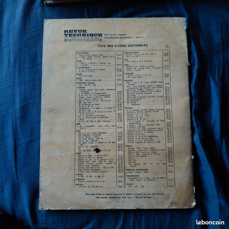 Revue technique automobile Citroën (image 2)