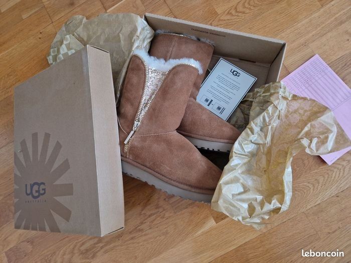 Ugg Botte CompensÃ©e Femme Ugg Mules A Talon CompensÃ© Chausson