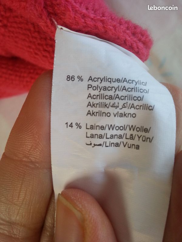 Gilet 8 ans fille laine 14% (image 6)