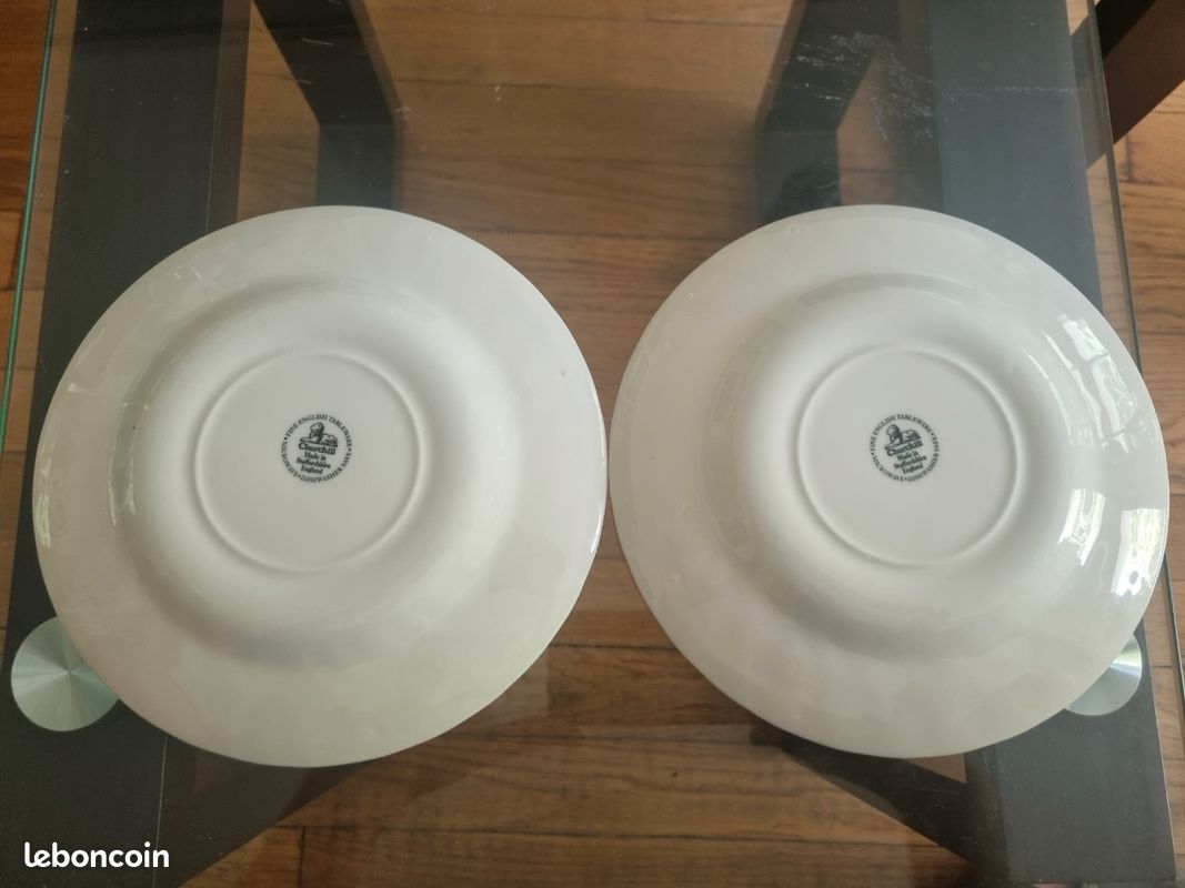 2 assiettes plate churchill england (image 4)