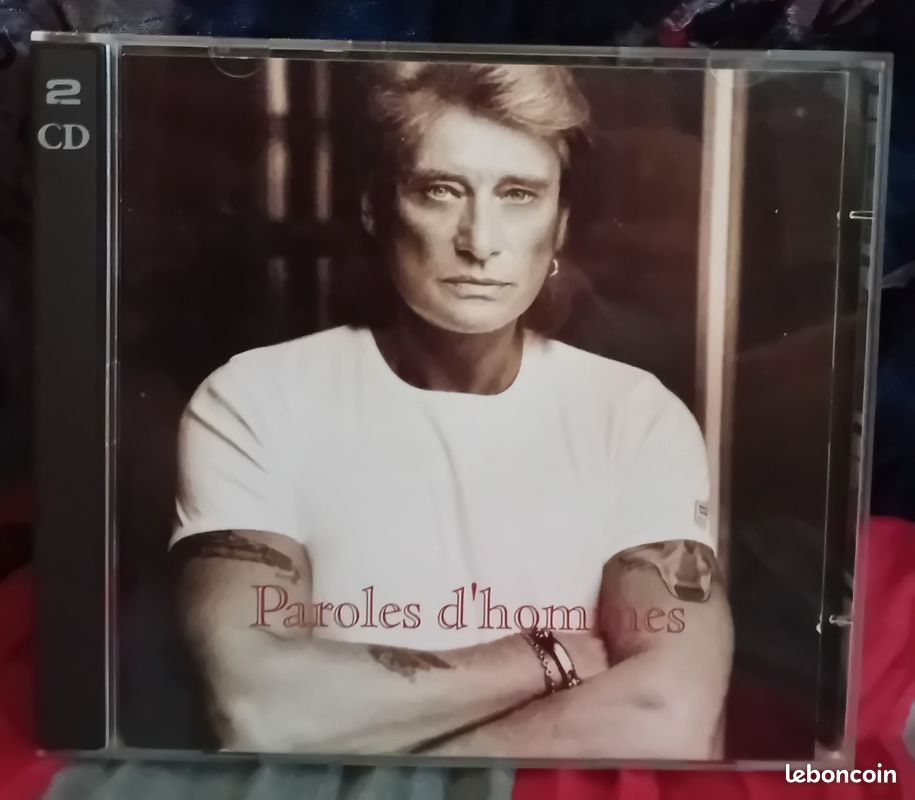 Double album cd Johnny Hallyday " Paroles d'hommes " (image 1)