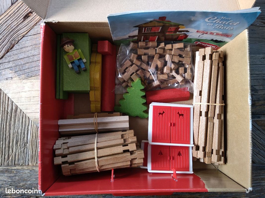 Mon chalet en bois 135 pièces JEUJURA - Jeux & Jouets