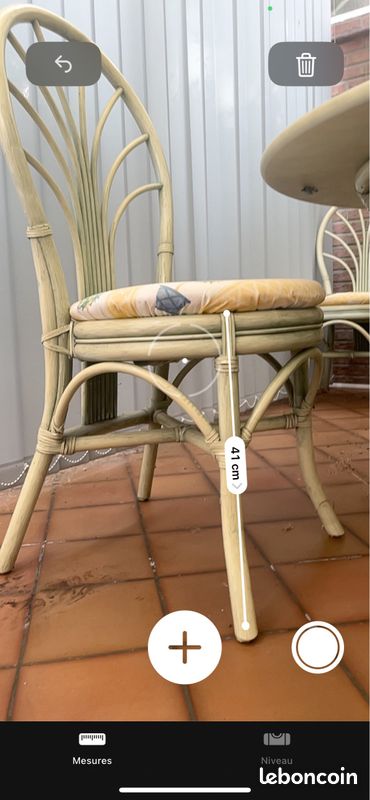 Table de véranda avec 4 chaises (image 5)