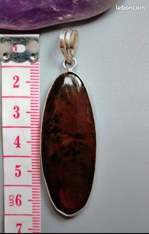 Grand pendentif brun (image 2)