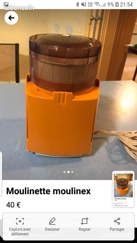 Cherche hachoir moulinette moulinex tbe (image 3)