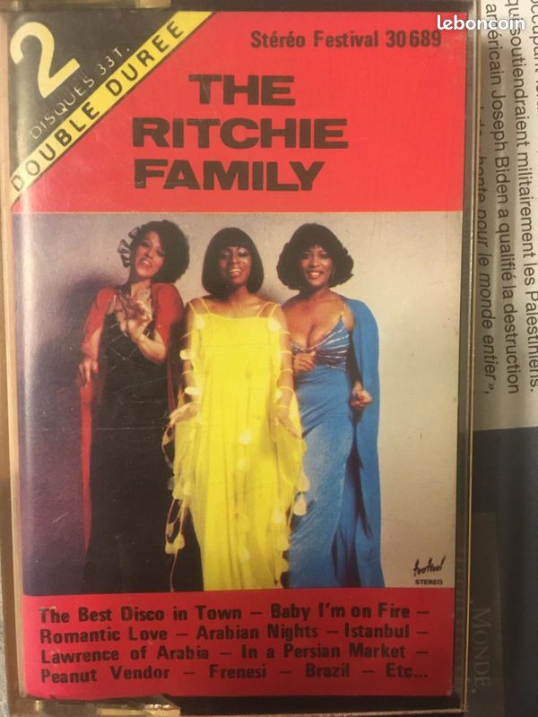 Rare cassette disco the ritchie family (image 1)