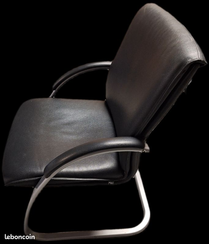 Chaises noir et chrome confort (image 5)