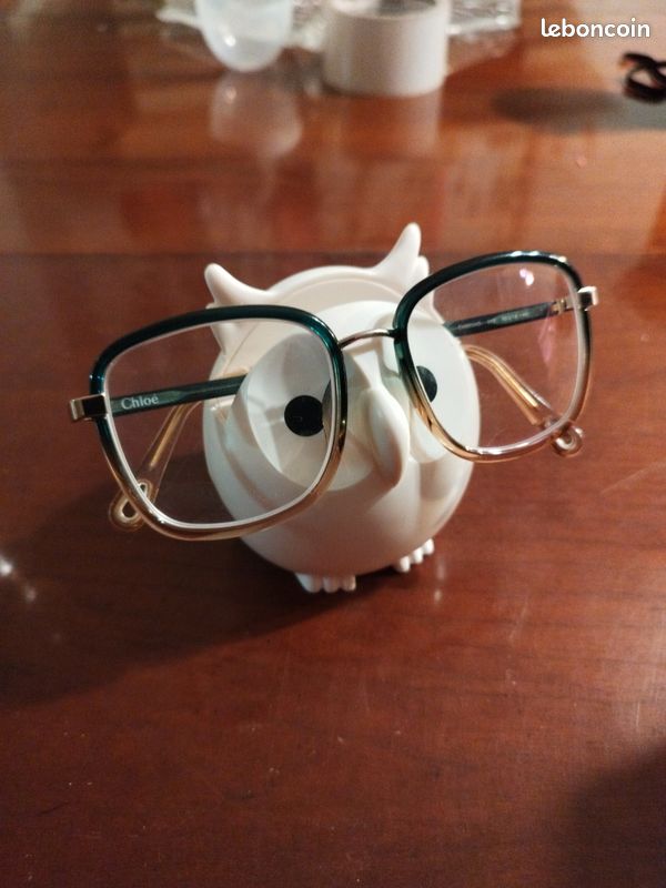 Repose-lunettes Hibou Pylones – Très Bon état – Hauteur 4,5 Pouces