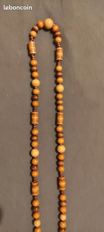 Collier bois 45cm neuf (image 2)