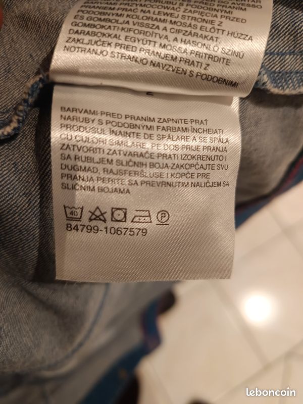 Veste en jean bleue pour fille taille 6 ans (image 6)
