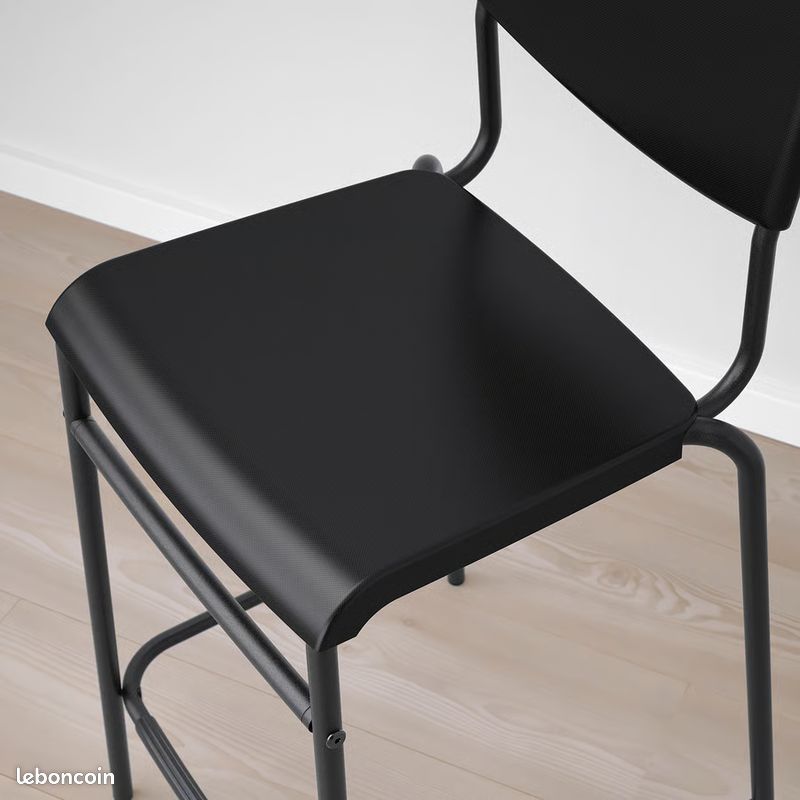 Table haute Ikea BJÖRKUDDEN+ 2 chaises STIG IKEA (image 3)